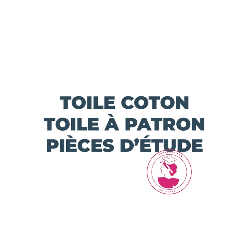 Kit Couture CAP Flou, Toile de Coton - Mai, Pièces d'étude