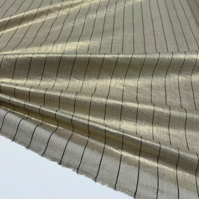 Tissu Lin Foil - Eldora