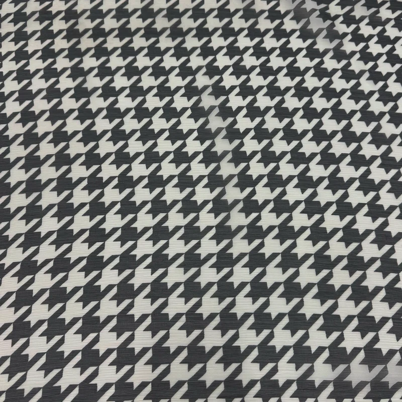 Tissu Mousseline Crinkle, Soie - Brumetta