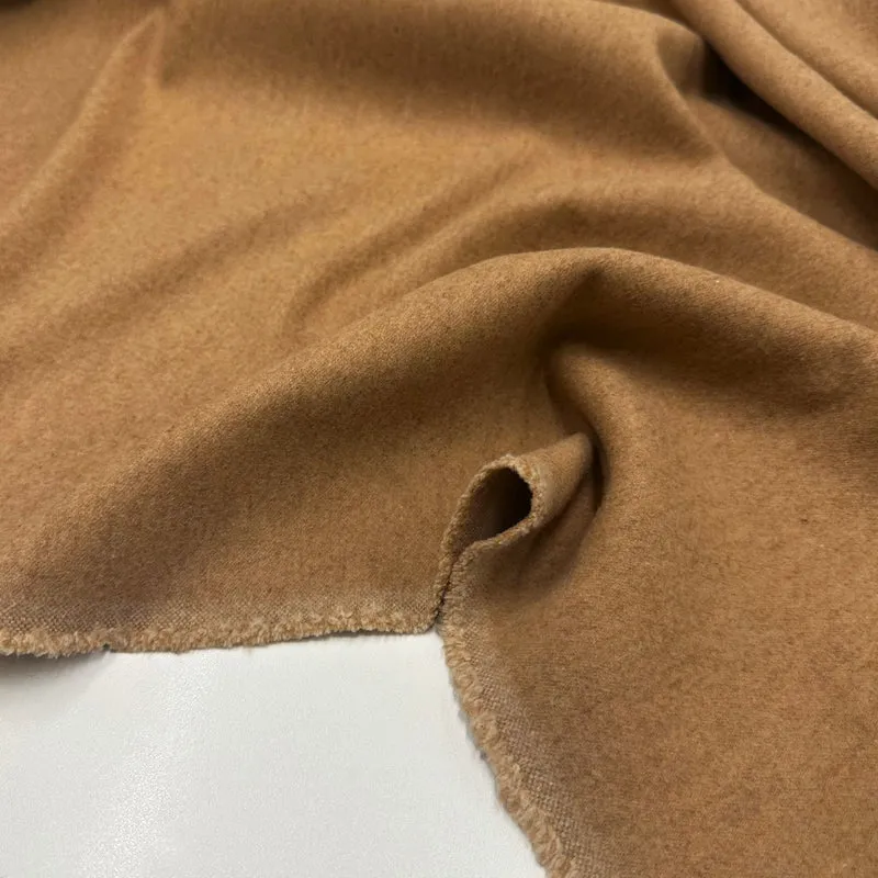 Tissu Manteau, Laine Vierge Coton - Double face, Lunio
