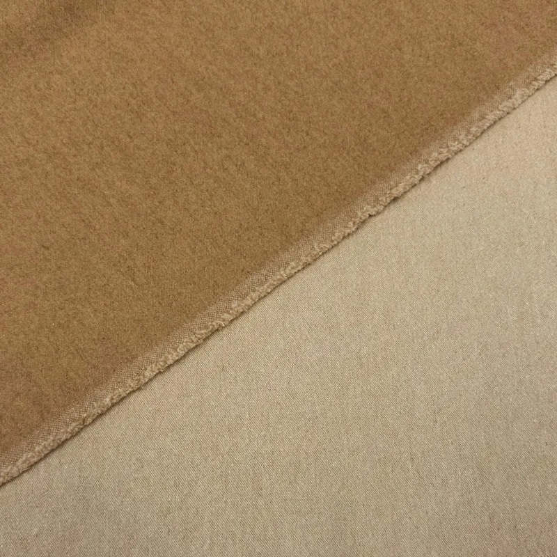 Tissu Manteau, Laine Vierge Coton - Double face, Lunio