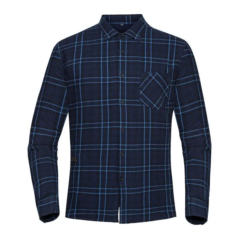Chemise bleue électrique