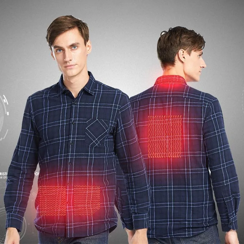 Chemise bleue électrique