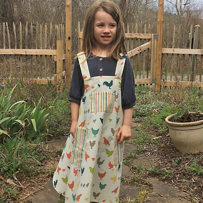 PATRON DE COUTURE PDF | Tablier Cookie pour enfant | Folkwear | UNISEXE