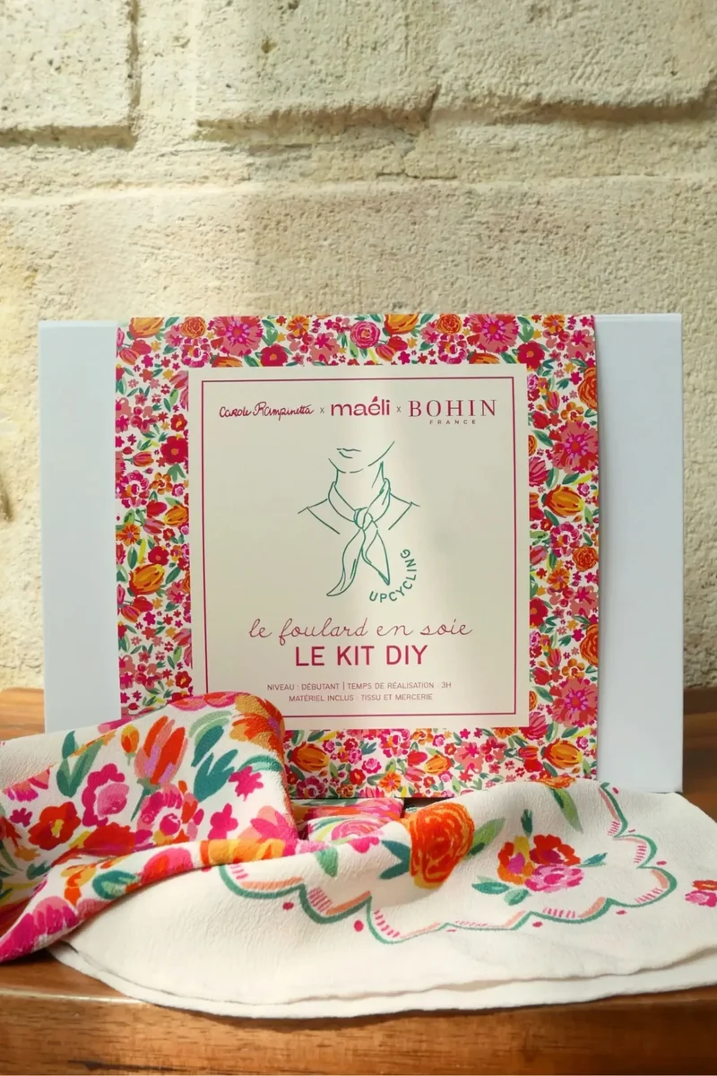 Kit couture - Le foulard - Carole Rampinetta X Bohin X Maéli