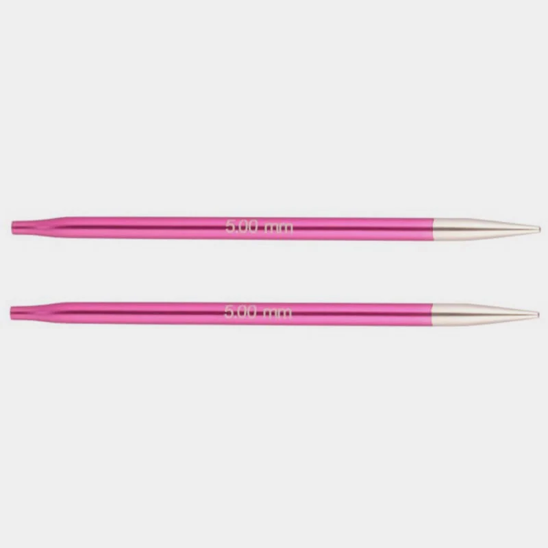 Pointes d'Interchangeables Courtes ou Longues Zing - Knit Pro