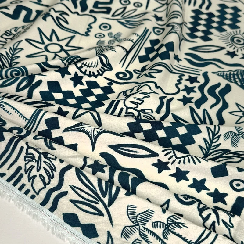 Tissu Twill, Viscose Stretch - Vanna