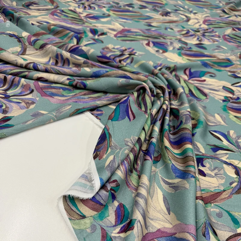 Imperfetto - Tissu Popeline Viscose, Stretch - Camilia