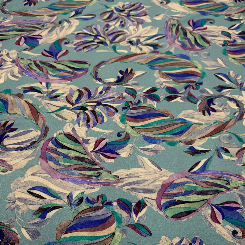 Imperfetto - Tissu Popeline Viscose, Stretch - Camilia