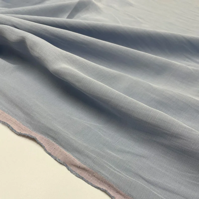 Imperfetto - Tissu lin rayonne - Celeste