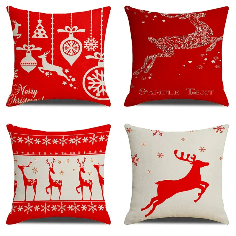 House de coussin de noël 40 x 40 cm
