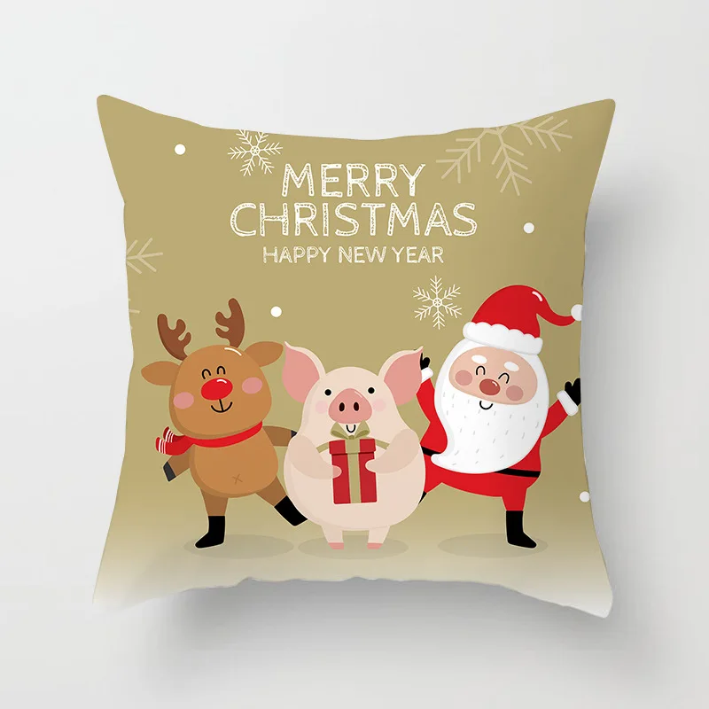 Housse de coussin de noël