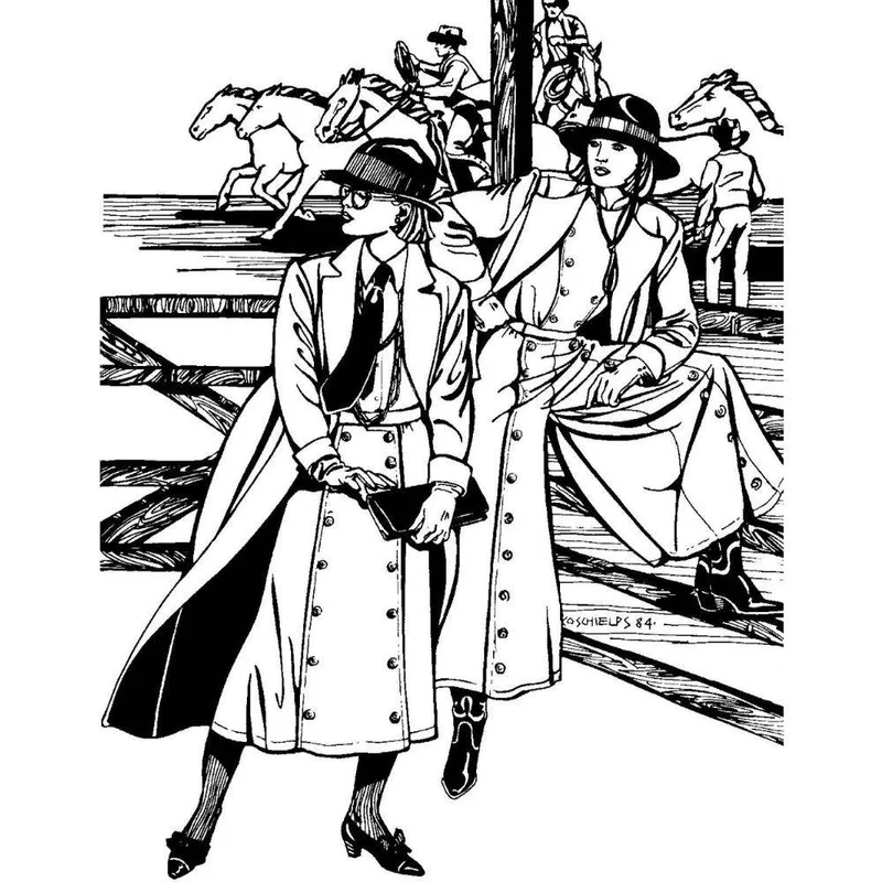 PATRON DE COUTURE PDF | 231 Jupe d’équitation Big Sky | Folkwear