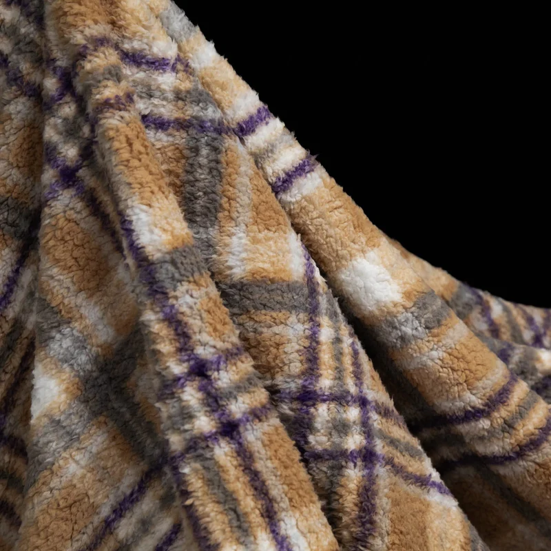 Tissu Sherpa | Carreaux | Katia Fabrics