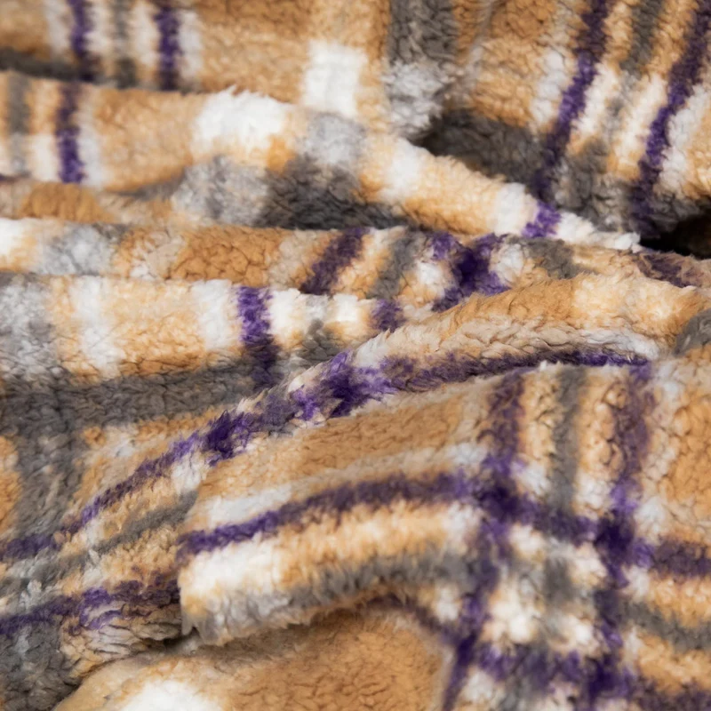 Tissu Sherpa | Carreaux | Katia Fabrics
