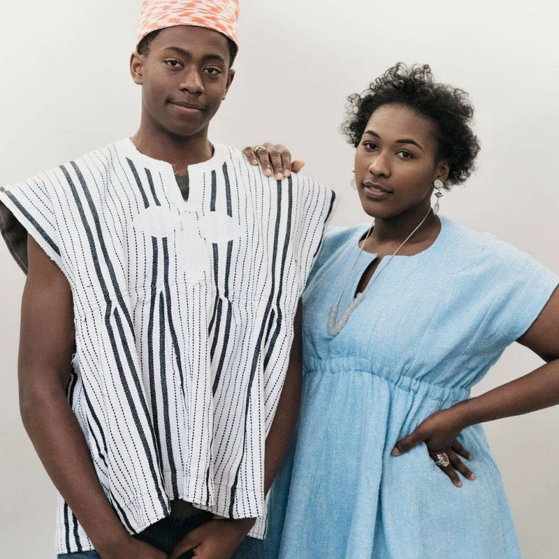 PATRON DE COUTURE PDF | 158 Smock ghanéen | Folkwear | UNISEXE
