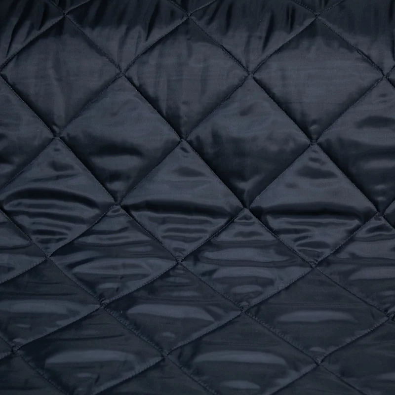 Tissu matelassé avec isolant | Bleu marine
