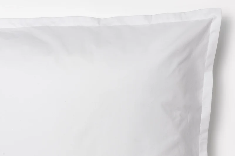 Taie d'oreiller x2 percale de coton