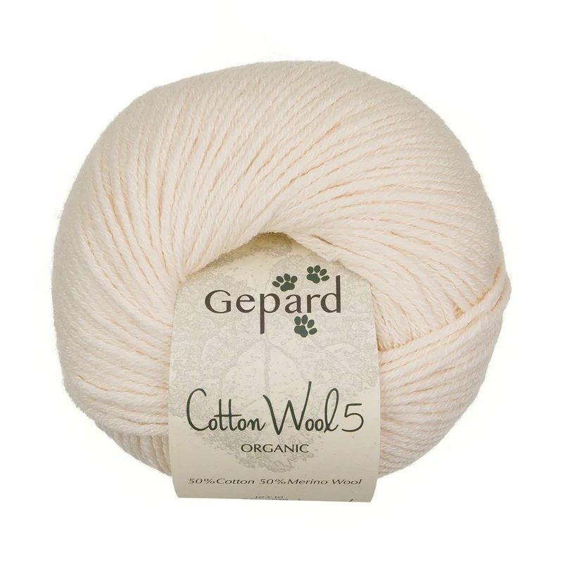CottonWool 5 Organic - Gepard Garn