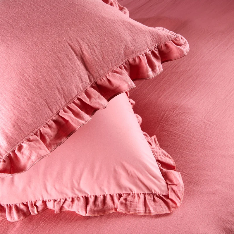 Parure de lit Entre Deux - Gaze de coton et percale de coton