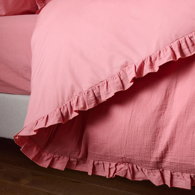 Housse de couette Entre Deux - Gaze de coton et percale de coton