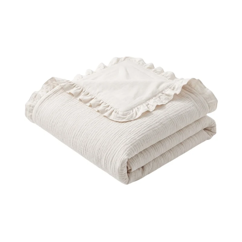 Housse de couette Entre Deux - Gaze de coton et percale de coton