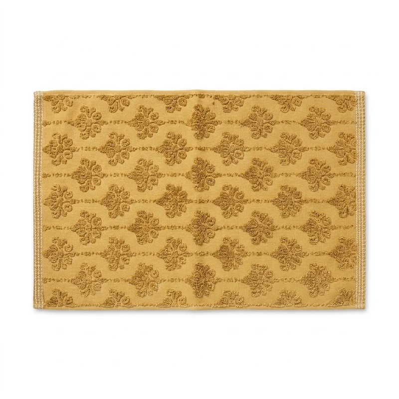 Tapis de bain Néroli - Éponge jacquard ciselée - 900 g/m²