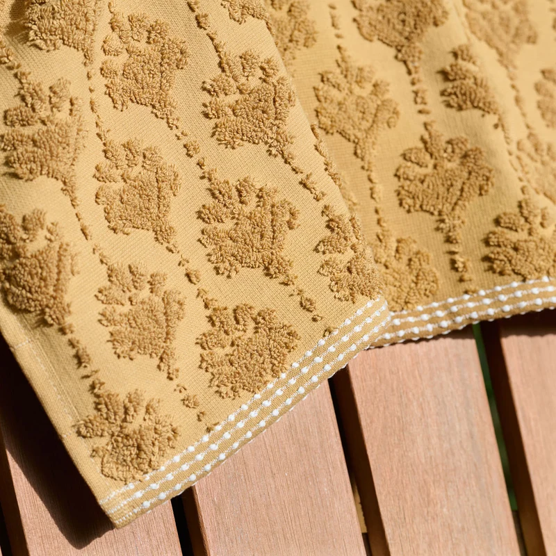 Drap de douche Néroli - Éponge jacquard ciselée