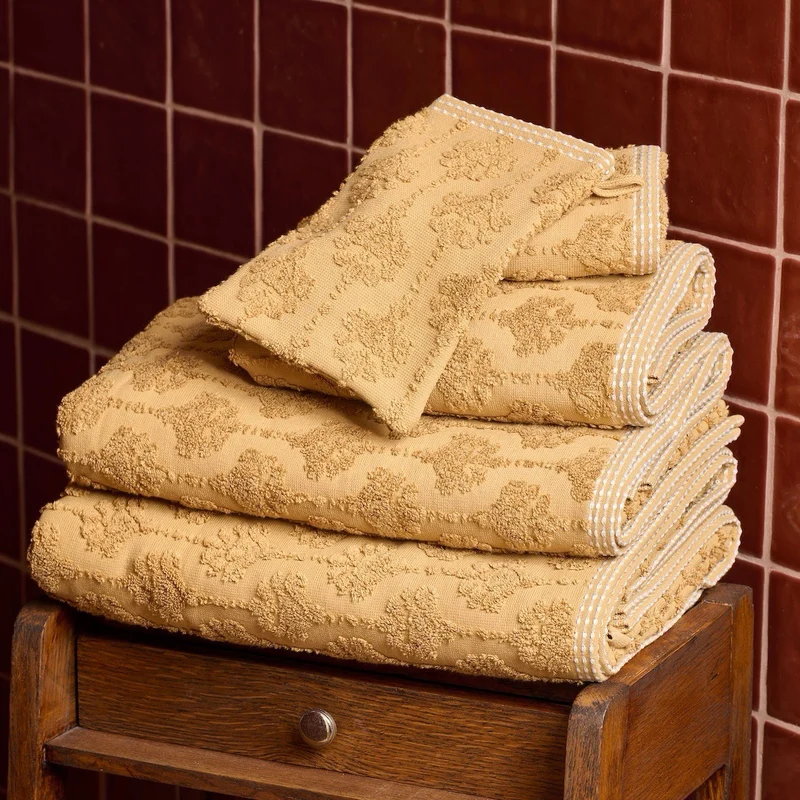 Gant de toilette Néroli - Éponge jacquard ciselée