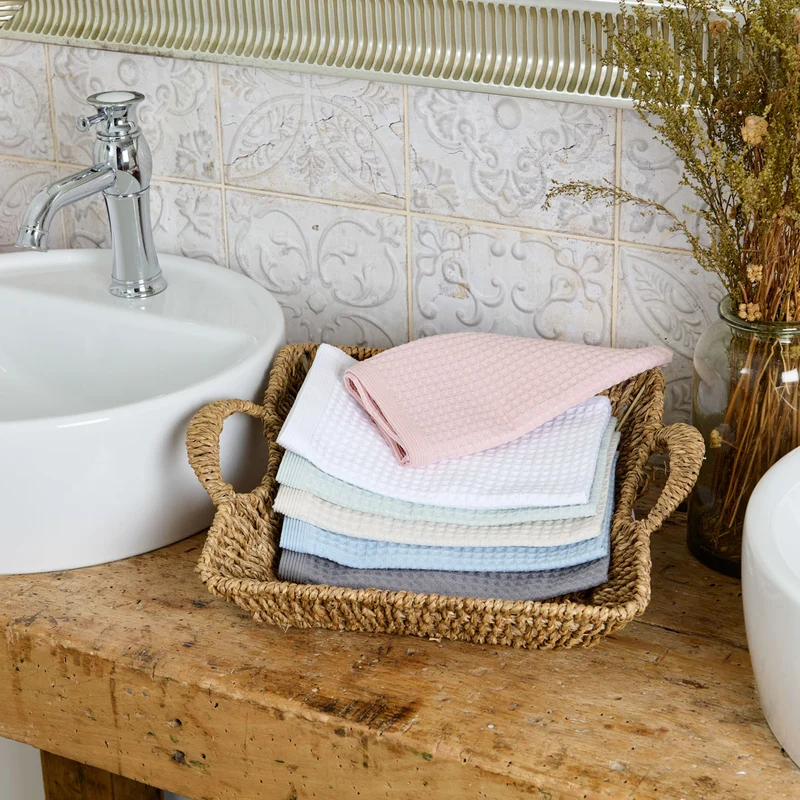 Serviette invitée en nid d’abeille 300 g/m² - Épure
