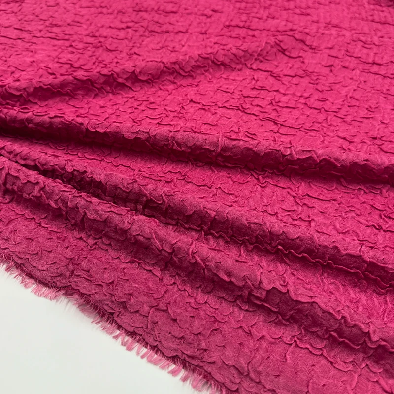 Imperfetto - Tissu Crêpe Gaufré Cloqué - Mistria