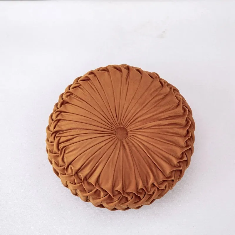 Coussin rond velours