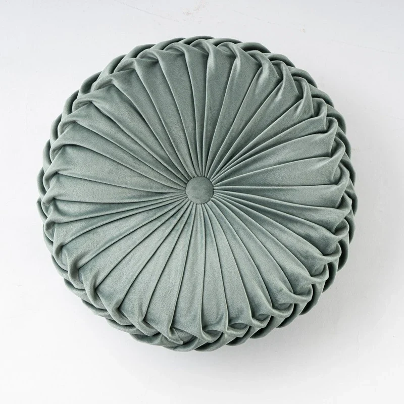 Coussin rond velours