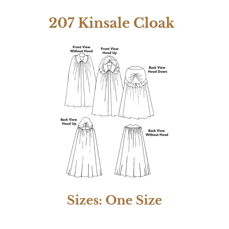 PATRON DE COUTURE PDF | 207 Cape Kinsale | Folkwear | UNISEXE