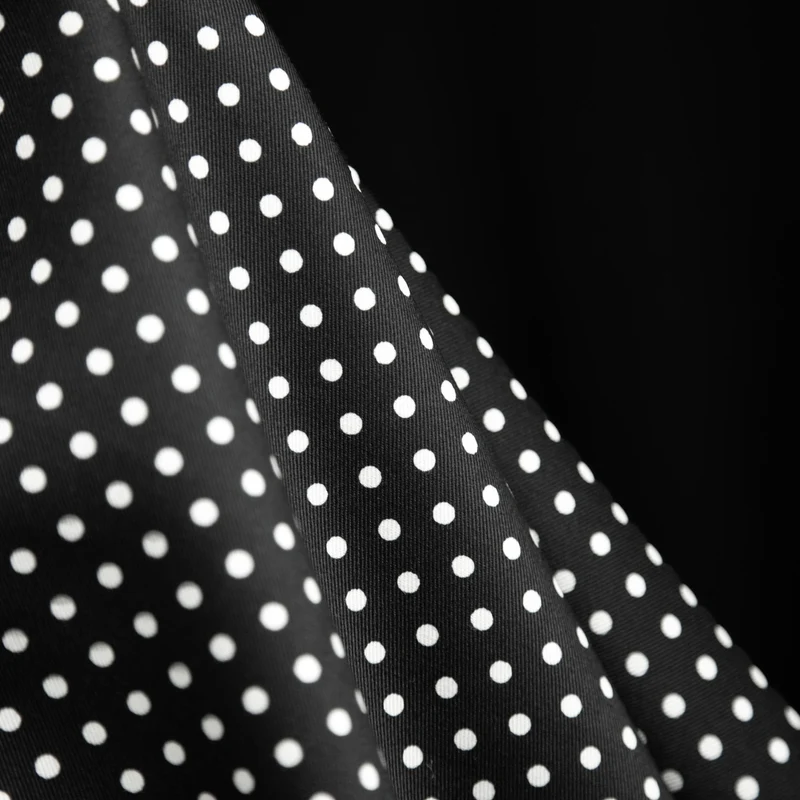 Sergé de coton japonais Sevenberry | Pois