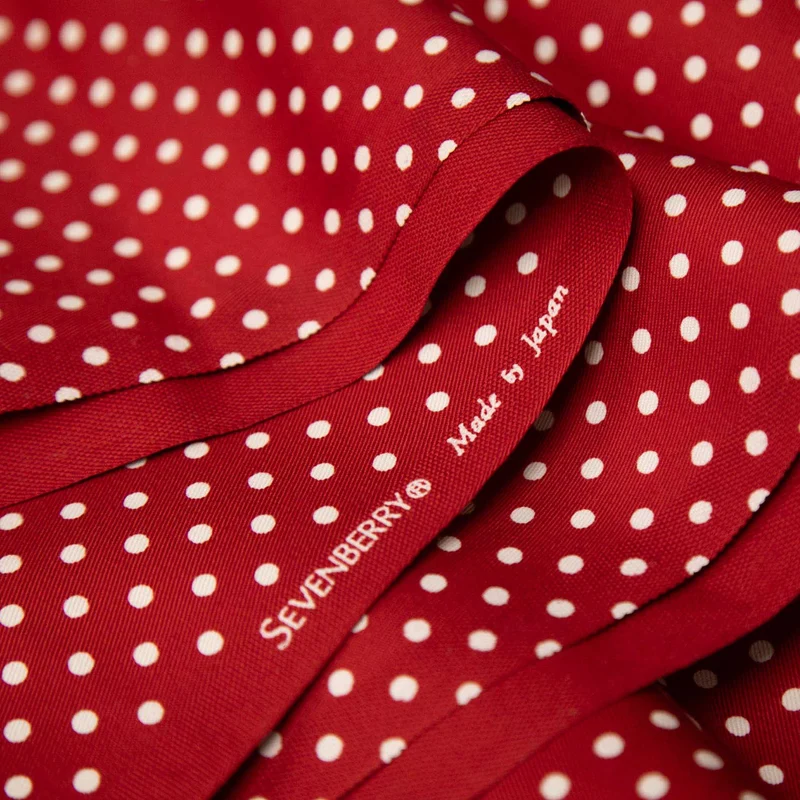 Sergé de coton japonais Sevenberry | Pois
