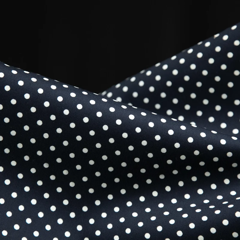 Sergé de coton japonais Sevenberry | Pois