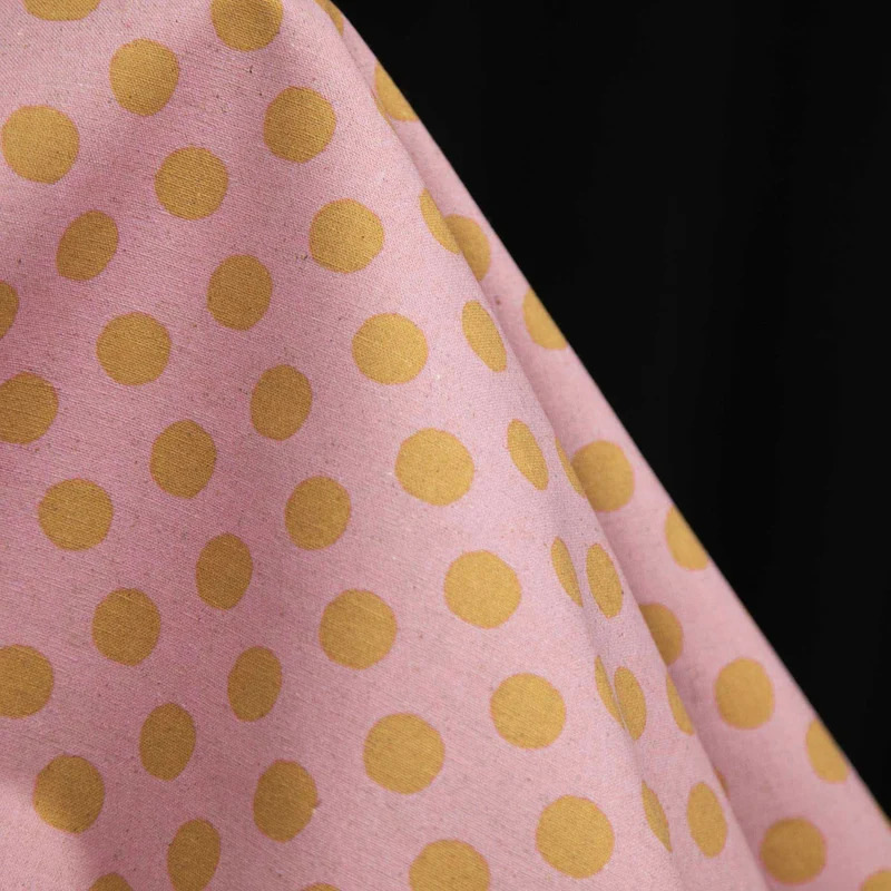 Canvas de coton et lin Sevenberry | Gros pois