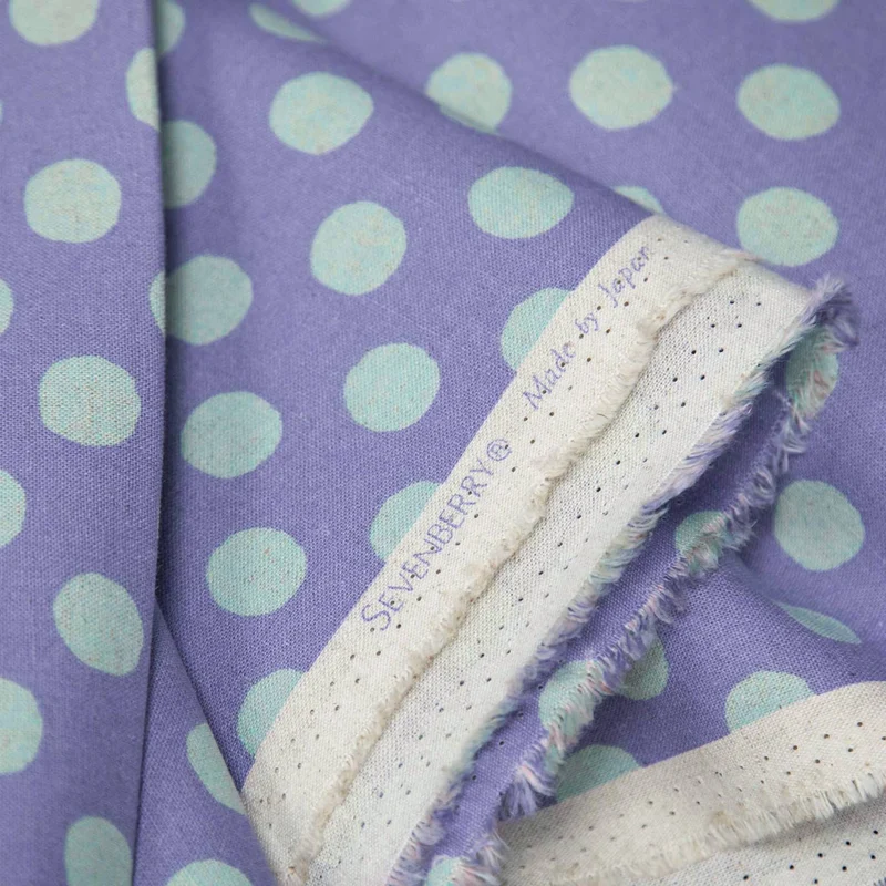 Canvas de coton et lin Sevenberry | Gros pois