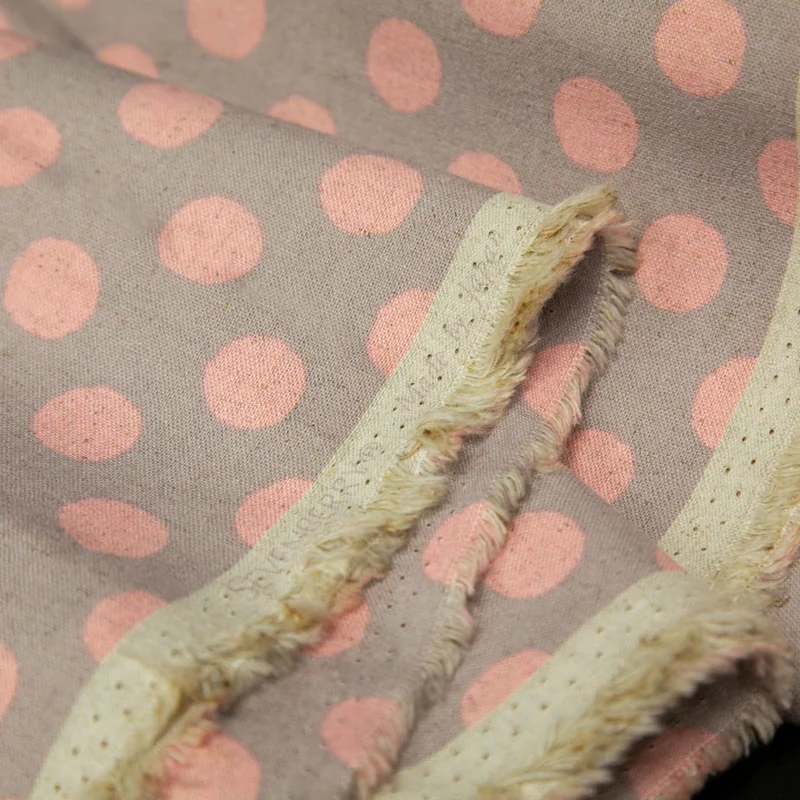 Canvas de coton et lin Sevenberry | Gros pois