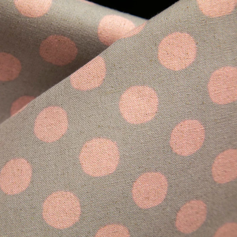 Canvas de coton et lin Sevenberry | Gros pois
