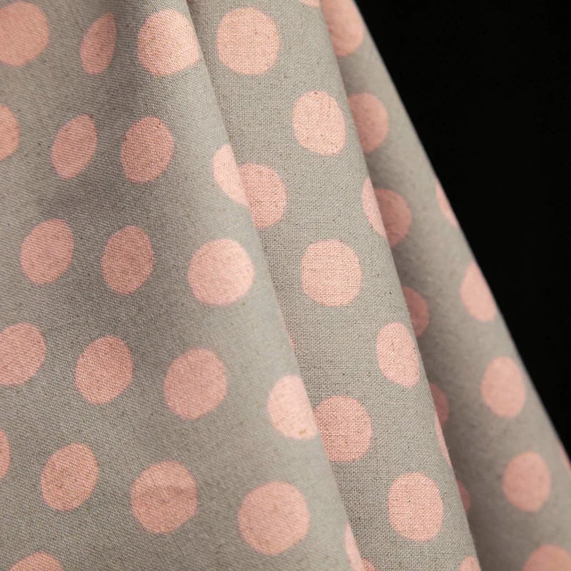 Canvas de coton et lin Sevenberry | Gros pois