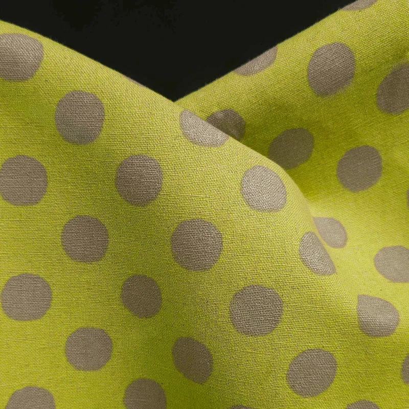 Canvas de coton et lin Sevenberry | Gros pois