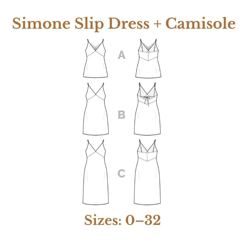 PATRON DE COUTURE PDF | Caraco & Robe Nuisette Simone | Closet Core | BILINGUE (FR / EN)
