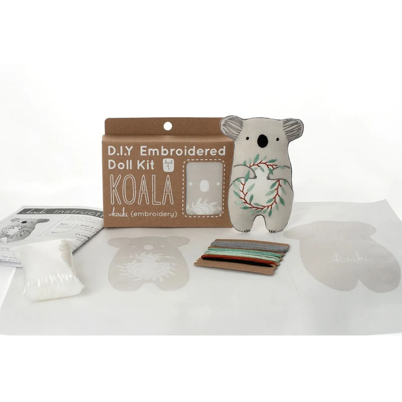 Kit de Broderie Doll ou Felted Bear - Kiriki