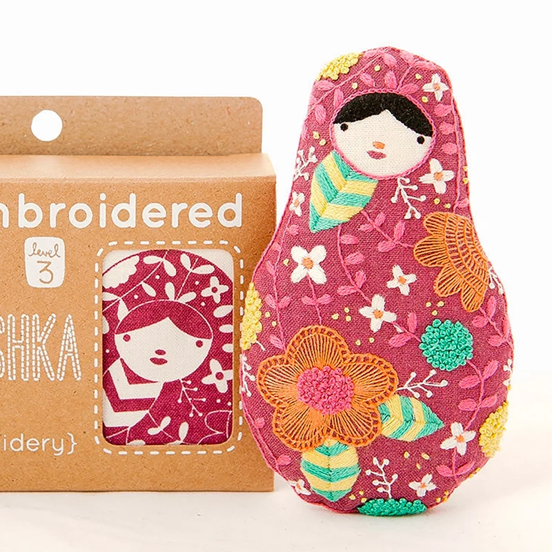 Kit de Broderie Doll ou Felted Bear - Kiriki