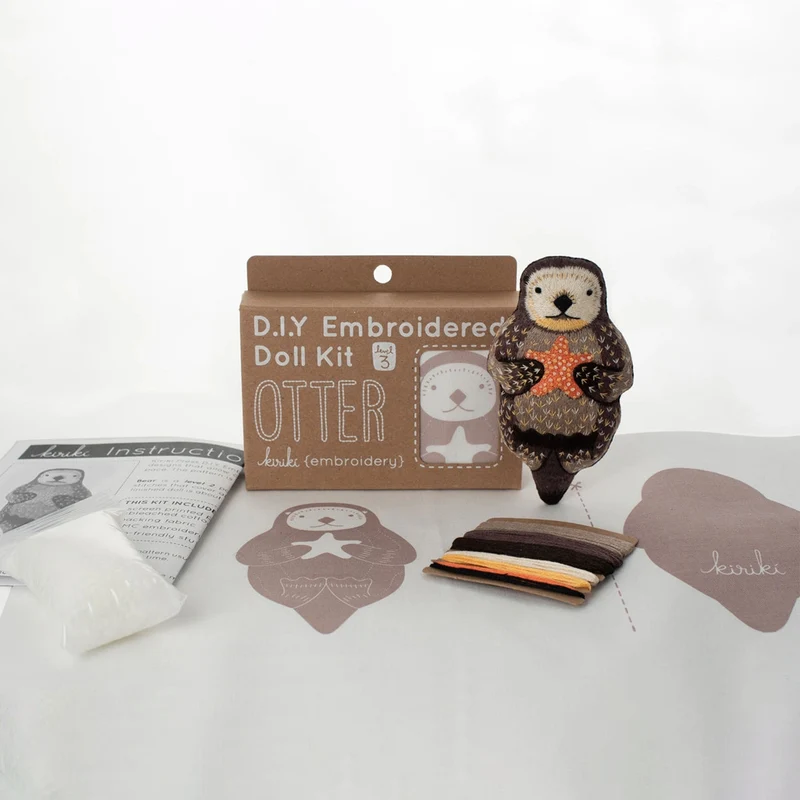 Kit de Broderie Doll ou Felted Bear - Kiriki