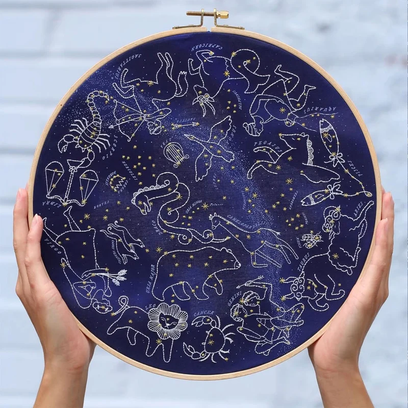 Kit de Broderie Hoop et Pendant - Kiriki
