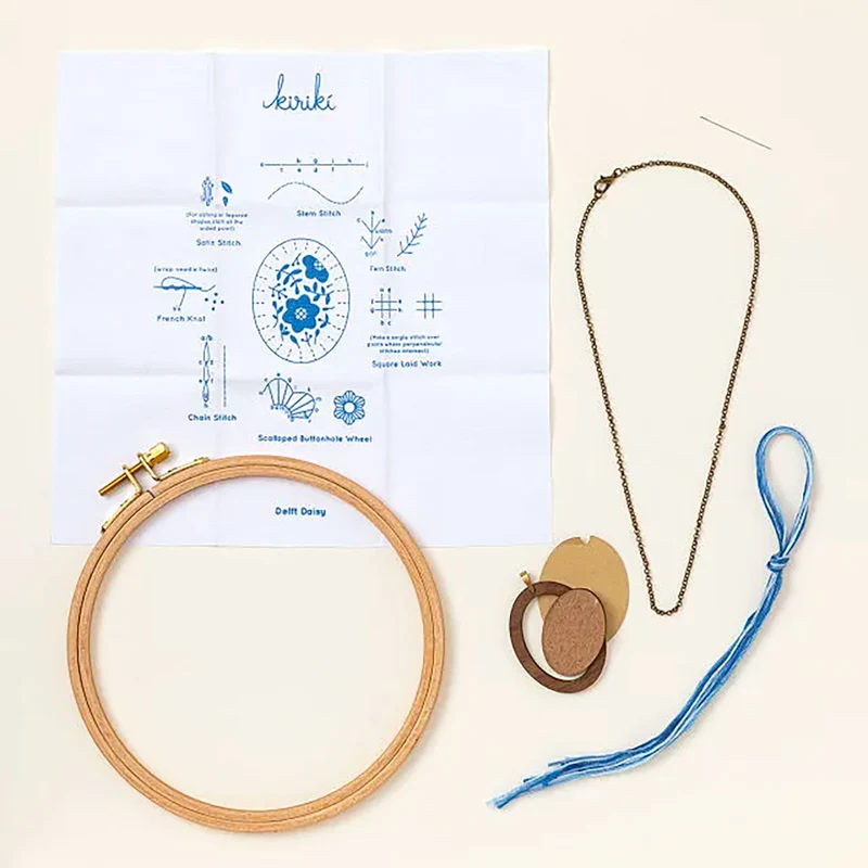 Kit de Broderie Hoop et Pendant - Kiriki