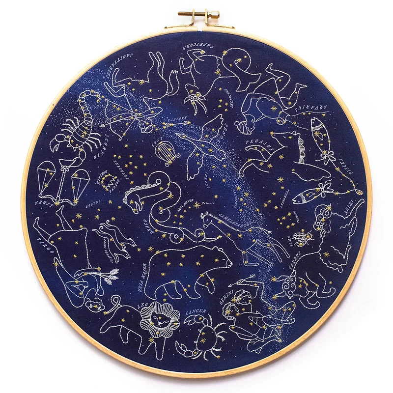 Kit de Broderie Hoop et Pendant - Kiriki